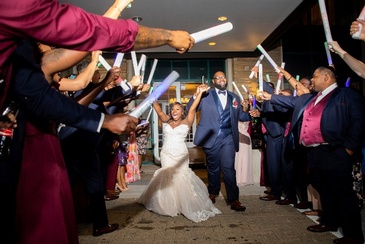 Bride and Groom Walking Down the Aisle - Wedding Coordinator Atlanta - Kris Lavender