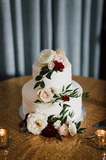 Floral Wedding Cake - Wedding and Event Planners in Atlanta Georgia - Kris Lavender