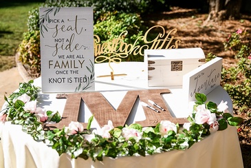 Wedding Welcome Table - Event Planners in Atlanta GA at Kris Lavender